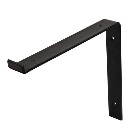 black metal shelving brackets